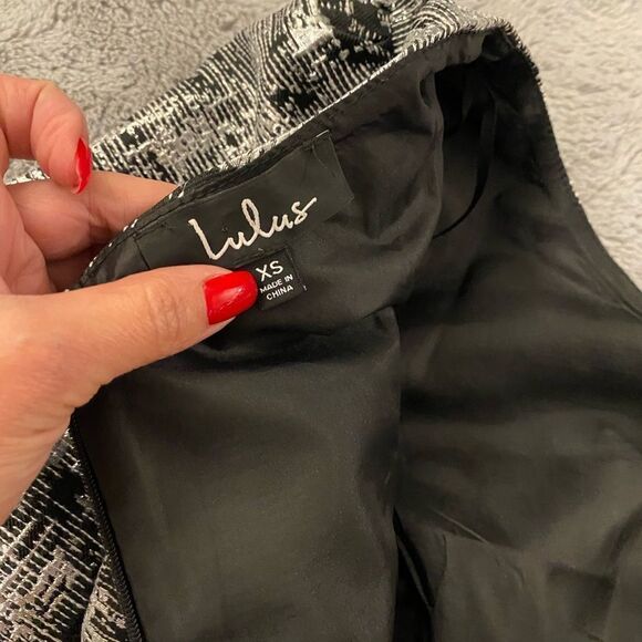 Lulus one shoulder metallic mini dress, XS - Picture 8 of 8